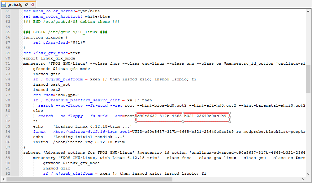图片[5]-飞牛开机就grub命令行-修复