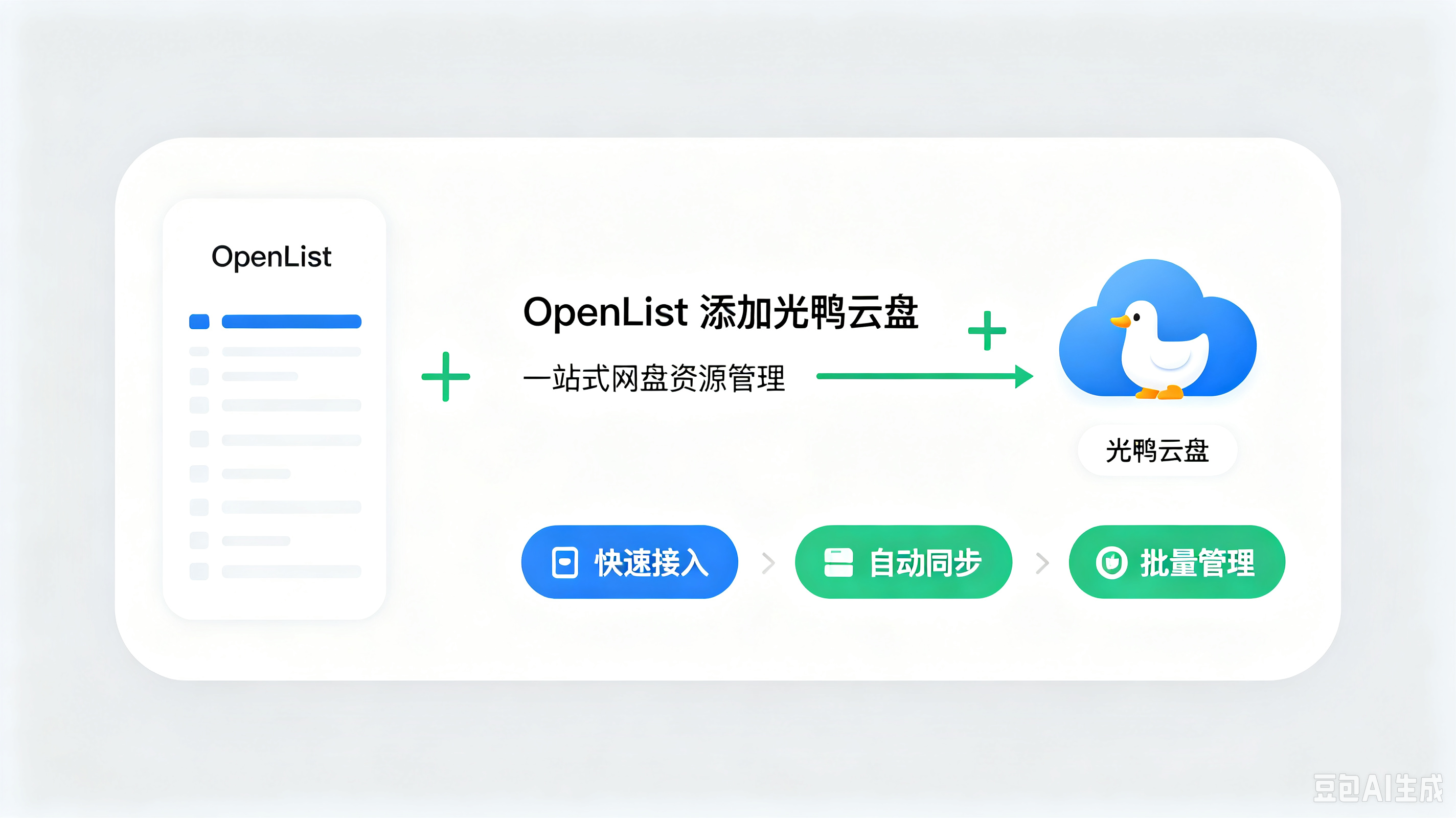 openlist添加光鸭云盘-小阿华资源站